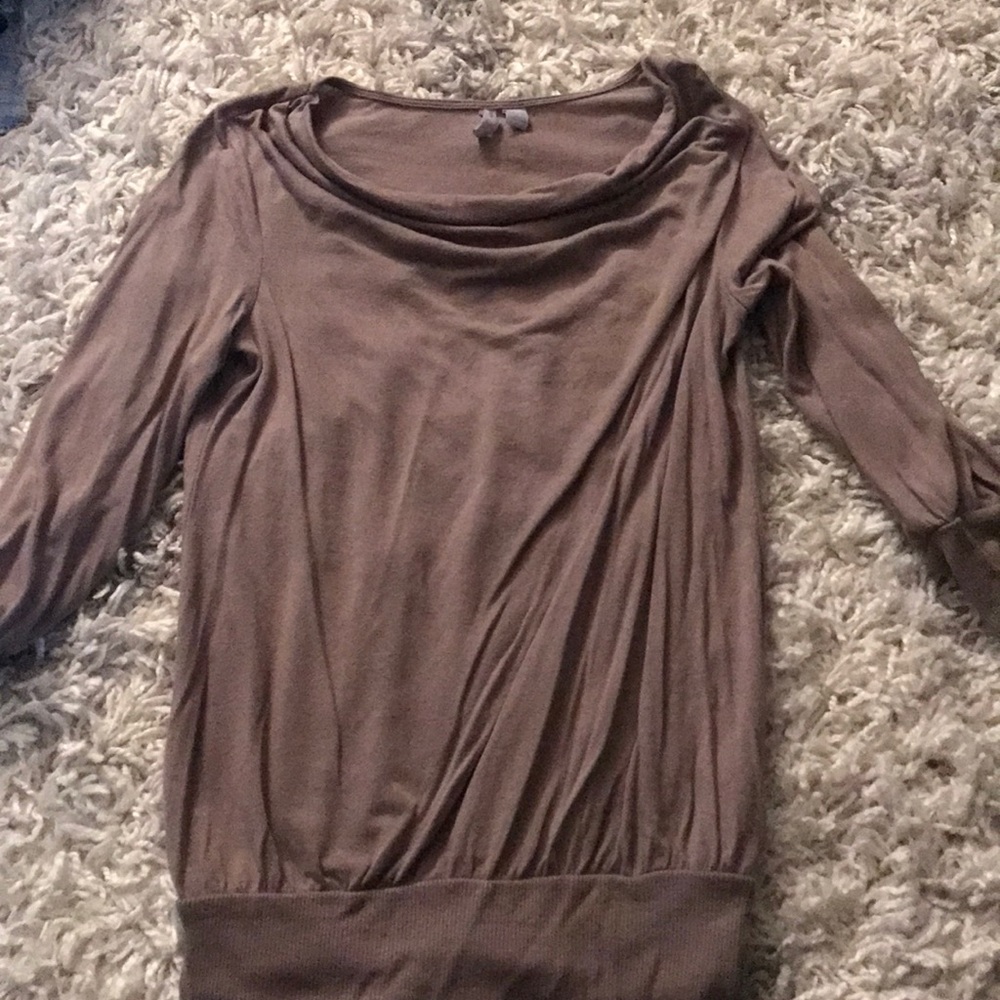 Taupe blouse